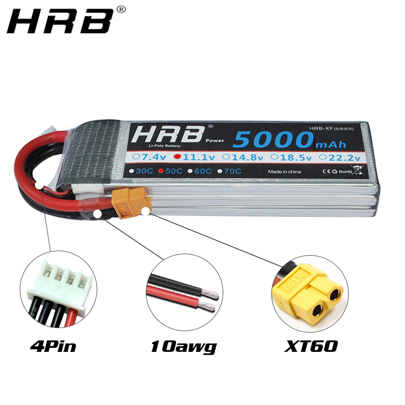 HRB Lithium Battery 4S 14.8V 5 - 4S Lipo Battery 14.8V 6000Mah review and price