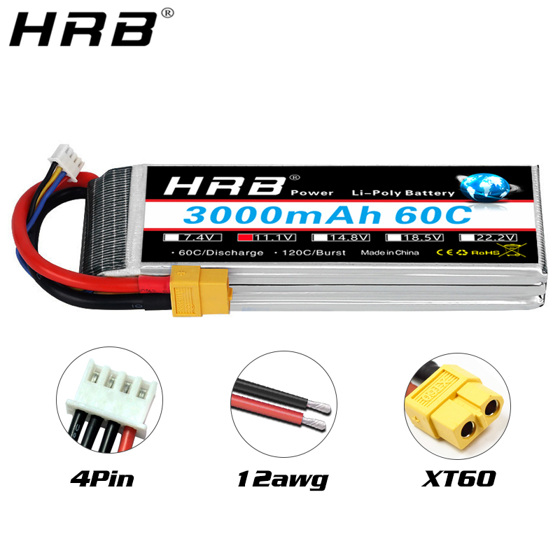 HRB lipo Battery 2S 3S 4S 6S 5 - 4S Lipo Battery 14.8V 6000Mah review and price