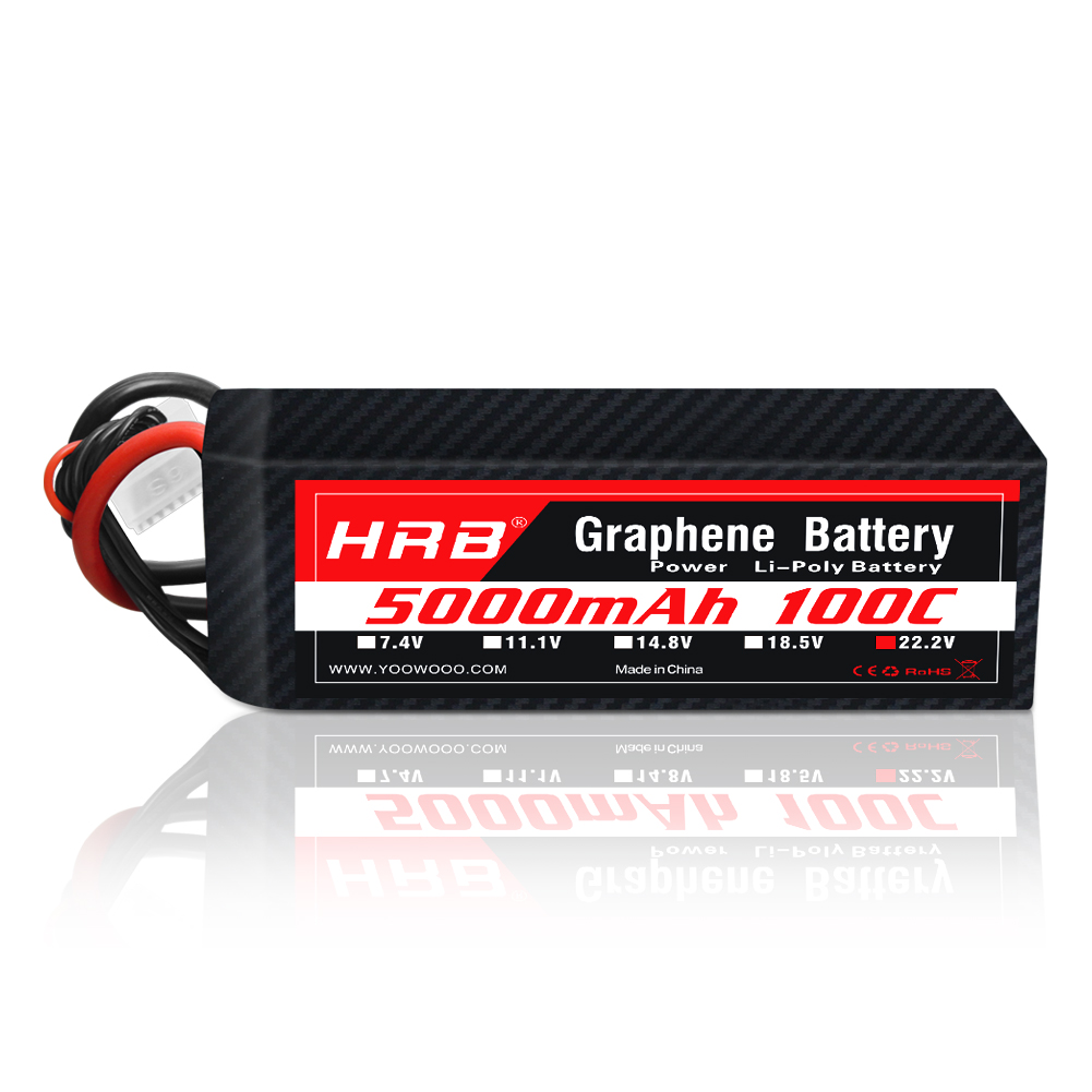 1PC HRB 22.2V Graphene Battery - 6S Lipo Battery 22.2V 5000Mah review and price